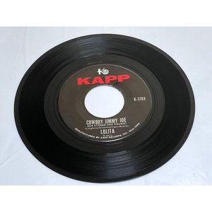 Lolita Cowboy Jimmy Joe  Theme from  A Summer Place K-370X Genre Condition Vinyl